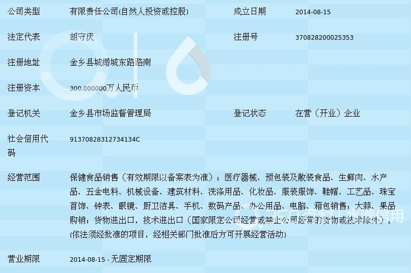 山东圣华商贸